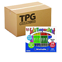 The Pencil Grip Kwik Stix Tempera Paint Set, 12 Assorted Colors, 96/Pack, 2 Packs/Carton (69602)