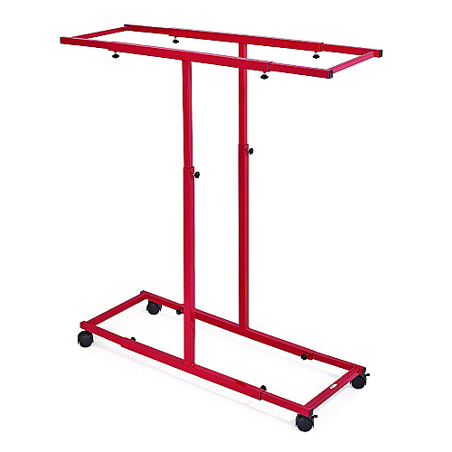 AdirOffice Blueprint Storage Cabinet Steel Vertical Plan Center, Assorted Document Sizes, 15" x 27" to 47.25" x 32.5" to 57", Red (I614RED)