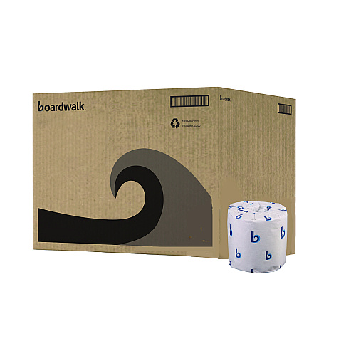 Boardwalk&reg; Standard Toilet Paper, 2-Ply, 400 Sheets, 96 Rolls (BWK6144)