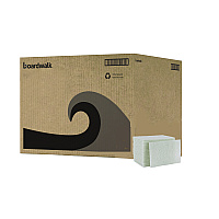 Boardwalk&reg; Light Duty Scour Pad, White, 6 x 9, 20 Pads (BWK198)