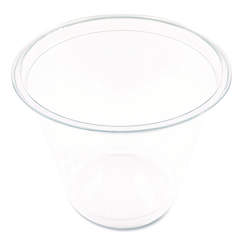 Boardwalk&reg; Clear Plastic Cold Cups, Squat, 9 oz, PET, 1,000/ Carton (BWKPET9S)