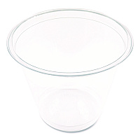 Boardwalk&reg; Clear Plastic PETE Cups, 9 oz, 50/Pack (BWKPET9SPK)