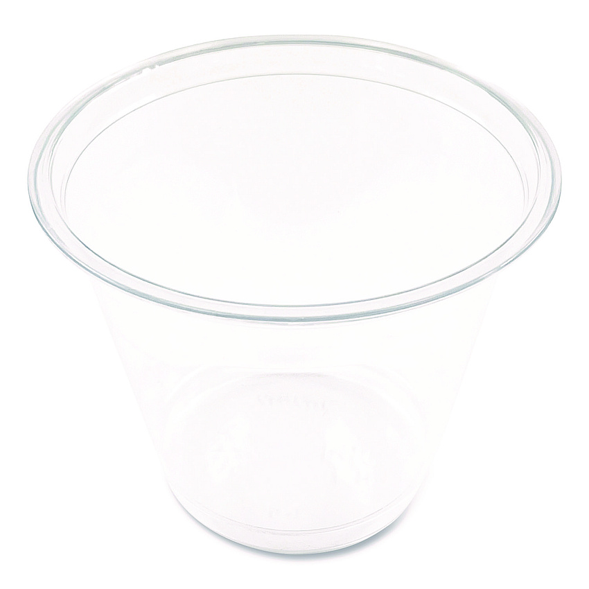 Boardwalk&reg; Clear Plastic PETE Cups, 9 oz, 50/Pack (BWKPET9SPK)