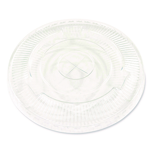 Boardwalk&reg; Clear Cold Cup Lids, Fits 9 - 10 oz. PET Cups, 1000/CT (BWKPET910STRAW)