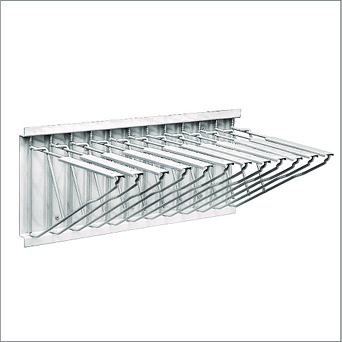 AdirOffice Large File Blueprint Pivot Wall Rack, Assorted Document Sizes Accommodated, 11" x 15.8" x 23.9", White (I617WHI)