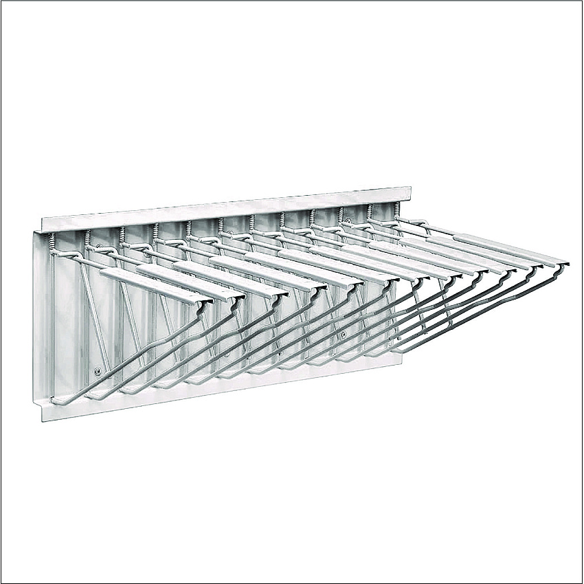 AdirOffice Large File Blueprint Pivot Wall Rack, Assorted Document Sizes Accommodated, 11" x 15.8" x 23.9", White (I617WHI)