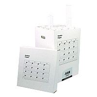 AdirOffice 16 Slot Blueprint Rolled File Upright Storage Box, 16 Compartments, 17.5 x 17.5 x 25, White (I622)