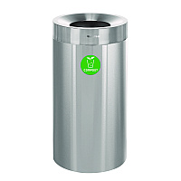 Alpine 27 Gallon Stainless Steel Compost Can, Brushed Stainless Steel (ALP47527CO)