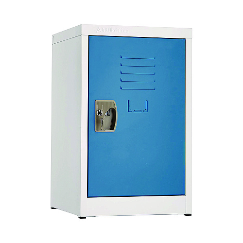AdirOffice Steel Storage Locker, 1 Compartment, 15 x 15 x 24, Blue (I62902BLU)