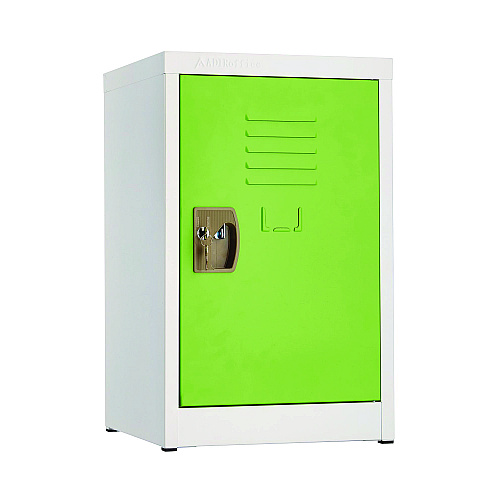 AdirOffice Steel Storage Locker, 1 Compartment, 15 x 15 x 24, Green (I62902GRN)