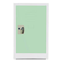 AdirOffice Steel Storage Locker, 1 Compartment, 15 x 15 x 24, Misty Green (I62902MGRN)