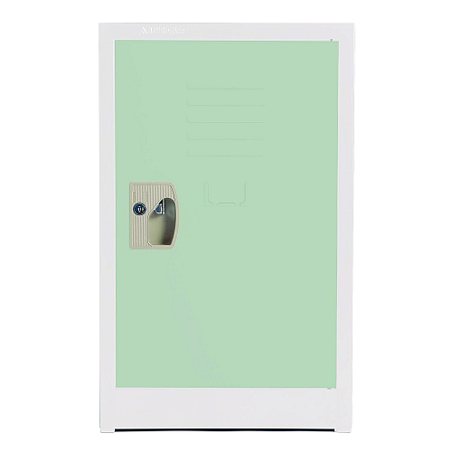 AdirOffice Steel Storage Locker, 1 Compartment, 15 x 15 x 24, Misty Green (I62902MGRN)