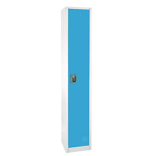 AdirOffice Steel Storage Locker, 1 Compartment, 12 x 12 x 72, Blue (I629201BLU)
