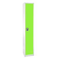 AdirOffice Steel Storage Locker, 1 Compartment, 12 x 12 x 72, Green (I629201GRN)