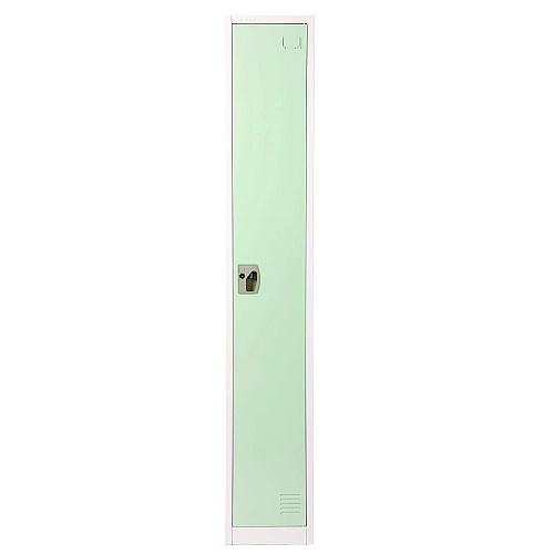 AdirOffice Steel Storage Locker, 1 Compartment, 12 x 12 x 72, Misty Green (I629201MGRN)