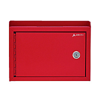 AdirOffice Medium Size Steel Multi-Purpose Secure Drop Box, 9.8 x 3.4 x 7.5, Red (I63102RED)