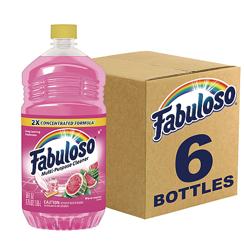Fabuloso&reg; Multi-Use Cleaner, Watermelon Scent, 56 oz., 6 Bottles (61038631CT)