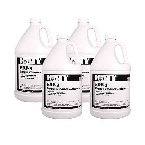 Misty EDF-3 Carpet Cleaner Defoamer, 1 gal Bottle, 4/Carton (1038773)