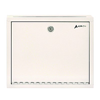 AdirOffice Large Size Steel Multi-Purpose Secure Drop Box, 12 x 3 x 10, White (I63103WHI)