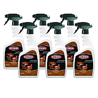 WEIMAN Leather Cleaner and Conditioner, Floral Scent, 22 oz Trigger Spray Bottle, 6/CT (107)