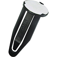AdirOffice Clips for Plans, Blueprints, Maps and Posters, Small, Black, 50/Pack (I636)