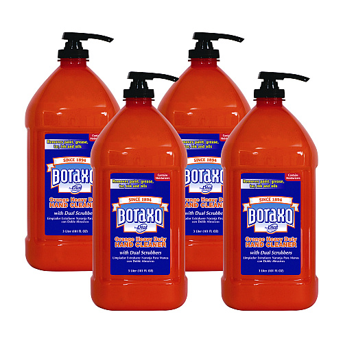 Boraxo Orange Heavy Duty Hand Cleaner, Citrus Scent, 3 L, 4/Carton (06058CT)