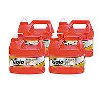 GOJO NATURAL ORANGE Smooth Hand Cleaner, Citrus Scent, 1 gal, 4/Carton (094504)