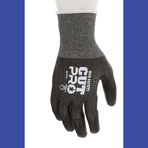 MCR Safety Cut Pro 92721 Gloves, Large, Black, Dozen (92721L)