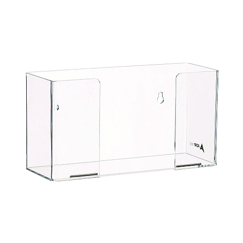 AdirMed Acrylic Glove Dispenser, Single Box Capacity, 10.2 x 3.5 x 5.3, Clear (I90201)