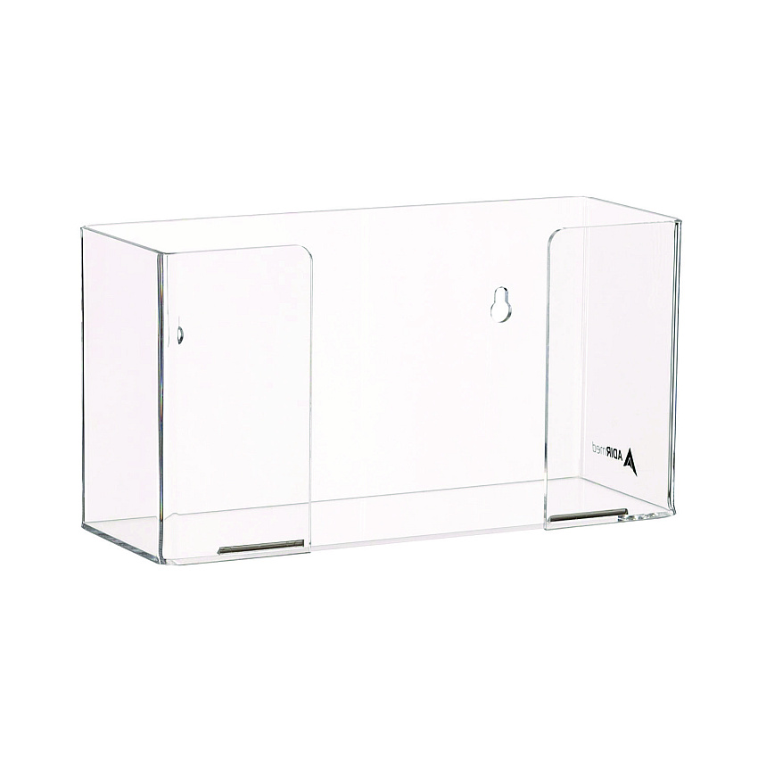 AdirMed Acrylic Glove Dispenser, Single Box Capacity, 10.2 x 3.5 x 5.3, Clear (I90201)