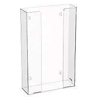 AdirMed Acrylic Glove Dispenser, Triple Box Capacity, 10.2 x 3.5 x 16.1, Clear (I90203)
