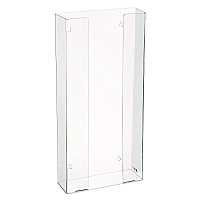AdirMed Acrylic Glove Dispenser, Quad Box Capacity, 10.2 x 3.5 x 21.1, Clear (I90204)