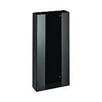 AdirMed Acrylic Glove Dispenser, Quad Box Capacity, 10.2 x 3.5 x 21.1, Black (I90204BLK)