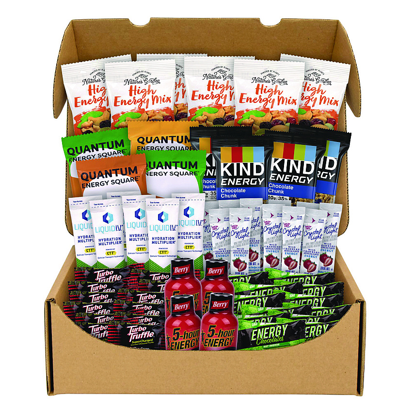Snack Box Pros Energy Snack Box, 60 Assorted Snacks/Box (70000164)