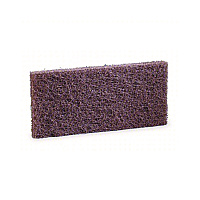 3M Doodlebug Scrub 'n Strip Pad, 4.63 x 10, Brown, 5 Pads/Box, 4 Boxes/Carton (08004)