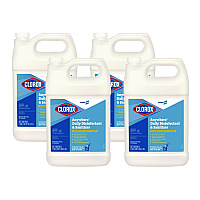 Clorox Anywhere Hard Surface Sanitizing Cleaner, 128 oz Bottle, 4/Carton (31651)