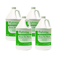 Theochem Rinse-No-More Floor Cleaner, Lemon Scent, 1 gal, Bottle, 4/Carton (445)