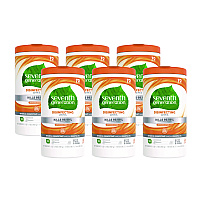 Seventh Generation Botanical Disinfecting Wipes, 7 x 8, Lemongrass Citrus, 70 Count, 6/Carton (22813CT)
