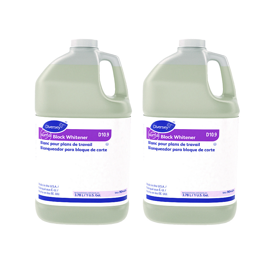 Diversey Suma Block Whitener, 1 gal Bottle, 4/Carton (101109766)