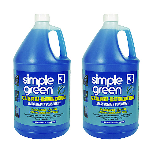 simple green Clean Building Glass Cleaner Concentrate, Unscented, 1gal Bottle (11301)