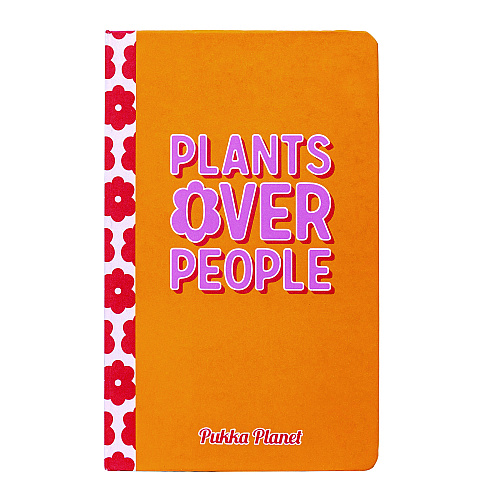PUKKA PAD Soft Cover Eco Notebook, 1-Subject, Medium/College Rule, Orange/Pink Red/White, (96) 8.3 x 5.8 Sheets (9705SPP)