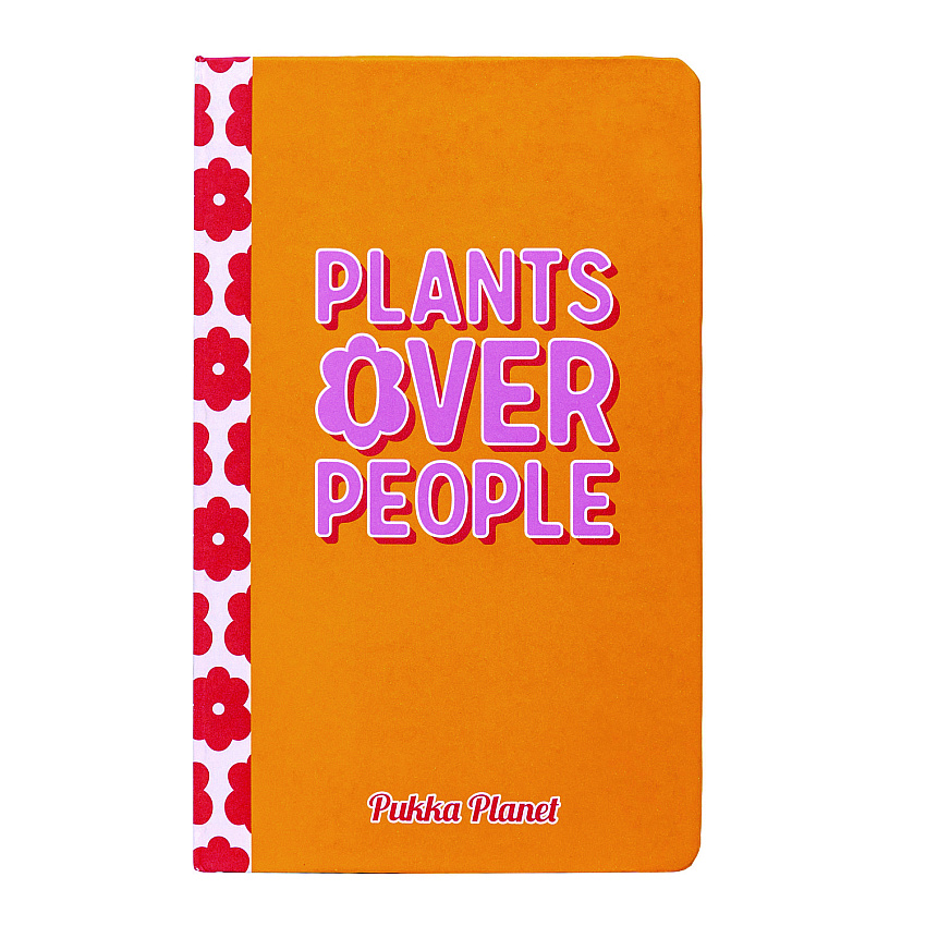 PUKKA PAD Soft Cover Eco Notebook, 1-Subject, Medium/College Rule, Orange/Pink Red/White, (96) 8.3 x 5.8 Sheets (9705SPP)