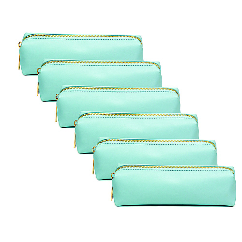 PUKKA PAD Pencil Case, 7.9" x 2" x 2", Blue (9169CD)