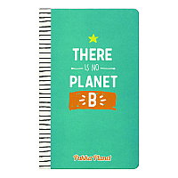 PUKKA PAD Soft Cover Eco Notebook, 1-Subject, Medium/College Rule, Turquoise/Multicolor Cover, (96) 8.3 x 5.8 Sheets (9703SPP)