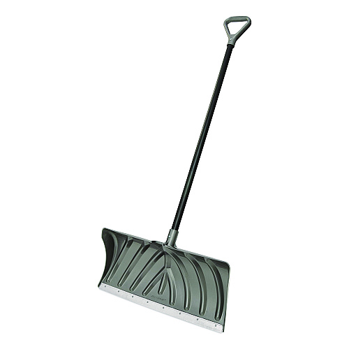 Suncast Commercial Steel Core Snow Pusher with Wear Strip, 24" Wide, 57.55" Long, 6/Carton (SP2450)