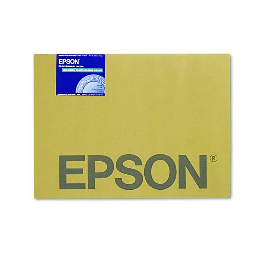 Epson Enhanced Matte Posterboard, 30 x 40, White, 5/Pack (S450434)