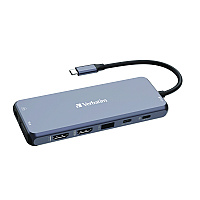 Verbatim USB-C Pro Multiport Hub14 Port, Gray (32154)