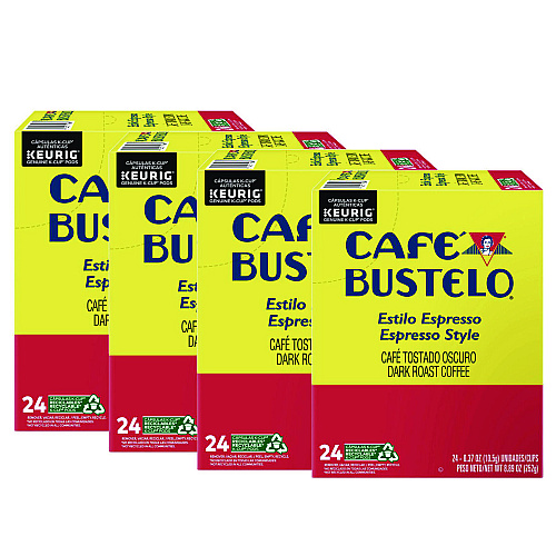Cafe Bustelo Espresso Style K-Cups, 96/Carton (6106CT)