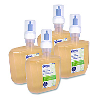 Kleenex Botanics Luxury Foam Skin Cleanser, Fresh Scent, 1,200 mL Refill, 4/Carton (52788)