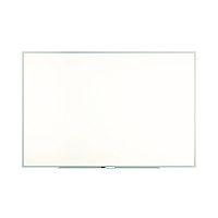 TRU RED Melamine Dry Erase Board, 72" x 48", White Surface, Gray/Natural Aluminum Frame (TR59352)